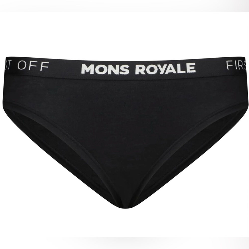 Mons Royale Merino Small Black Folo Briefs
